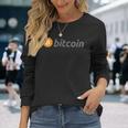 ビットコイン暗号通貨 暗号通貨 ビットコイン 長袖Tシャツ 彼女への贈り物
