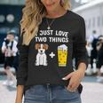 ビールジャック・ラッセル・テリア犬 長袖Tシャツ 彼女への贈り物