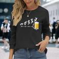 ビール週間ついに金曜日の週末面白いビールギフト 長袖Tシャツ 彼女への贈り物
