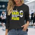 メンズ ピアニスト ピアノ奏者 父の日 言うピアノ奏者 長袖Tシャツ 彼女への贈り物