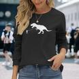 ファニーt-Rex ウォーキング恐竜 ティラノサウルスレックス 長袖Tシャツ 彼女への贈り物