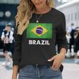 ブラジル国旗tシャツ 長袖Tシャツ 彼女への贈り物
