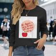 ヘルシーシャツアップル 最新 医者を遠ざける 長袖Tシャツ 彼女への贈り物