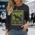 ベトナム戦争犬 長袖Tシャツ 彼女への贈り物