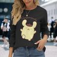 ポムポムプリン ジャンプ ダークカラー 長袖Tシャツ 彼女への贈り物