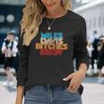 マイルス・デイビス・ビッチズ・ブリュー・ディストレストッド 長袖tシャツ 長袖Tシャツ 彼女への贈り物