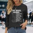 ミゲル アルケランジェル オラリオン サン・セント・マイケル スペイン語 エスパノール 長袖Tシャツ 彼女への贈り物