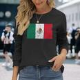 メキシコ国旗グラフィック メンズ レディース キッズ 長袖Tシャツ 彼女への贈り物