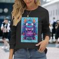 モンスター ハロウィン 怖い 面白い かわいい モンスター モチーフ 長袖Tシャツ 彼女への贈り物