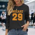 モーツァルト29交響曲面白いスポーツ Mozart 29 長袖Tシャツ 彼女への贈り物