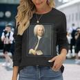 ヨハン・セバスチャン・バッハの絵画の肖像画1748 長袖Tシャツ 彼女への贈り物
