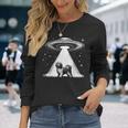 ラサ・アプソ・マム・ダッド・ドッグ-面白いエイリアンufo 長袖Tシャツ 彼女への贈り物