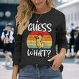 レトロ ヴィンテージ Guess What チキンバット 長袖Tシャツ 彼女への贈り物