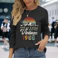 ヴィンテージ 1955 誕生日 70年 マウンテン レトロ 長袖Tシャツ 彼女への贈り物