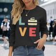 ヴィンテージ I Love Curling Curling Lover レトロカーリング 長袖Tシャツ 彼女への贈り物