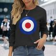 ヴィンテージ イギリス Raf Mod Bullseye レトロ シンボル ラウンデル ターゲット 長袖Tシャツ 彼女への贈り物