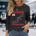 名サーキット概要 鈴鹿トラックレースファンカーレース 長袖Tシャツ 彼女への贈り物