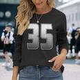数字 35 サーティファイブ 長袖Tシャツ 彼女への贈り物