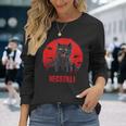 猫 おもしろ ねこ ジョーク 面白い 映画 パロディ 長袖Tシャツ 彼女への贈り物