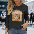 猫好きのペットのための面白い猫のグラフィックtシャツ Mewow 長袖Tシャツ 彼女への贈り物
