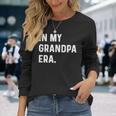 私のおじいちゃんの時代-新しいおじいちゃんパパ 長袖Tシャツ 彼女への贈り物
