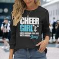 面白いチアリーダーシャツ かわいいチアリーディングガールギフト 長袖Tシャツ 彼女への贈り物