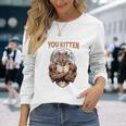 Alpha Wolf I 'Ll Protect You Kitten No Matter What Dominance 長袖tシャツ 長袖Tシャツ 彼女への贈り物