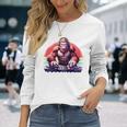 Bassquatch 音楽愛好家のためのサスカッチdjデザイン 長袖tシャツ 長袖Tシャツ 彼女への贈り物