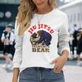 Bjj ブラジリアン柔術 クマのようにトレーニング 長袖Tシャツ 彼女への贈り物