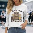 Bòbr Dad Kurwatrongince 1986 Bòbr Kurwa Birthday 長袖Tシャツ 彼女への贈り物