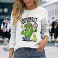 Crushed It You Big Dill Pickle Tennis 長袖Tシャツ 彼女への贈り物