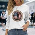Honor Remember Memorial Day ヴィンテージポピーフラワー 愛国的 長袖tシャツ 長袖Tシャツ 彼女への贈り物