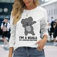 I'm A Koala In A Human コスチューム ファニー コアラ 長袖Tシャツ 彼女への贈り物