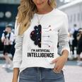 I'm Artificial Intelligence Ai人工知能 長袖Tシャツ 彼女への贈り物