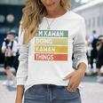 I'm Kawan Doing Kawan Things 面白い名言 長袖tシャツ 長袖Tシャツ 彼女への贈り物
