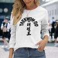 Itfテコンドー-韓国の武道を行う 長袖Tシャツ 彼女への贈り物