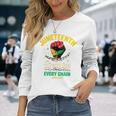 Junenth Breaking Every Chainince 1865 Fist Pride 長袖tシャツ 長袖Tシャツ 彼女への贈り物