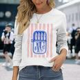 Les Sardines Fisherman Aesthetic Coastal Sardine Tinned Fish Long Sleeve T-Shirt Gifts for Her
