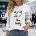 Live Freely 長袖Tシャツ 彼女への贈り物