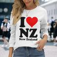I Love Heart ニュージーランド Nz キウイマオリ文化 長袖Tシャツ 彼女への贈り物