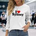 I Love Heartydneyyd Namee Australia 長袖Tシャツ 彼女への贈り物