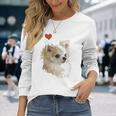 I Love Japan And Chihuahua 長髪 ちわわ ロングヘアママ 長袖tシャツ 長袖Tシャツ 彼女への贈り物