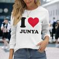 I Love Junya 長袖Tシャツ 彼女への贈り物