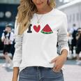 I Loveandíaerano Frutaandía Camiseta de manga larga Regalos para ella