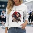 Lucifer's スーパーホットロッド ピンナップガール ロカビリー ガレージ レトロ 長袖Tシャツ 彼女への贈り物