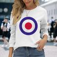 Mod Target レトロ Mods Arrow Targets ファッション 長袖Tシャツ 彼女への贈り物