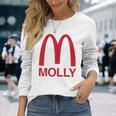Molly Raveファッションedmtシャツ 長袖Tシャツ 彼女への贈り物