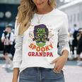 Onepooky Grandpa ハロウィン ホラーマン サングラス ファミリー 長袖tシャツ 長袖Tシャツ 彼女への贈り物