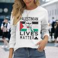 Palestinian Lives Matter 長袖Tシャツ 彼女への贈り物