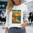 Perth Australia – ビンテージ旅行ポスタースタイル 長袖tシャツ 長袖Tシャツ 彼女への贈り物